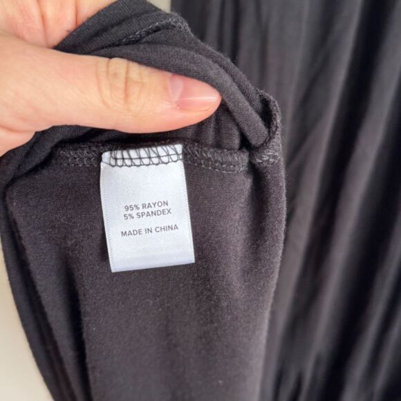 Evereve Eloise Tiered Maxi Dress - Black | Size XS - Picture 9 of 10